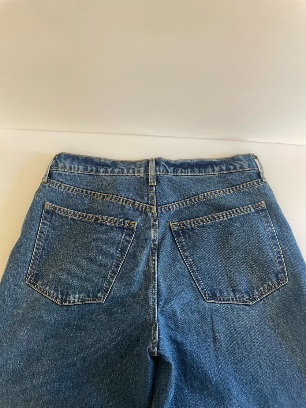 Mid Rise 90’s Baggy cuffed women’s jeans SZ 6 - Picture 7 of 9